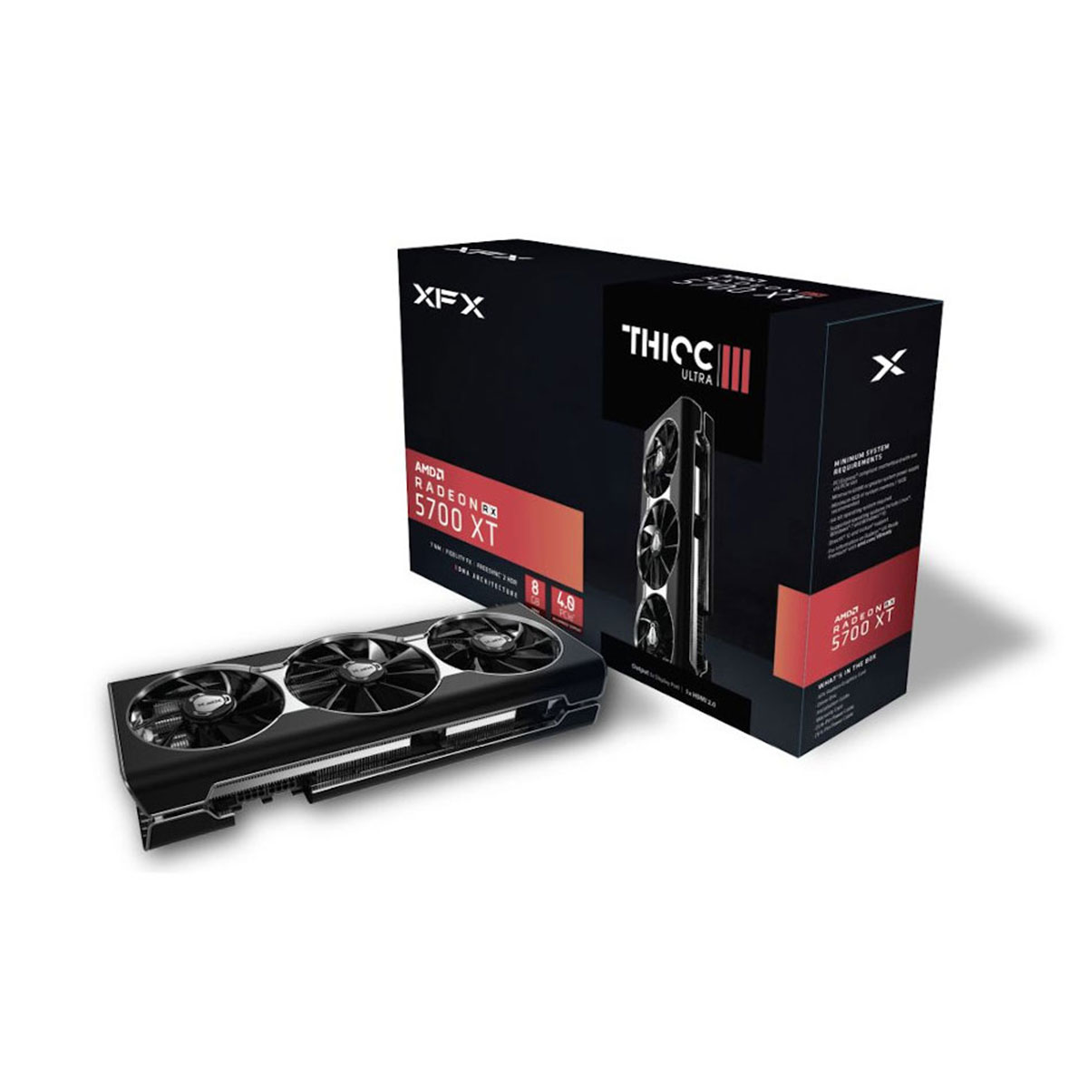 مشخصات کامل xfx rx5700xt 8gb