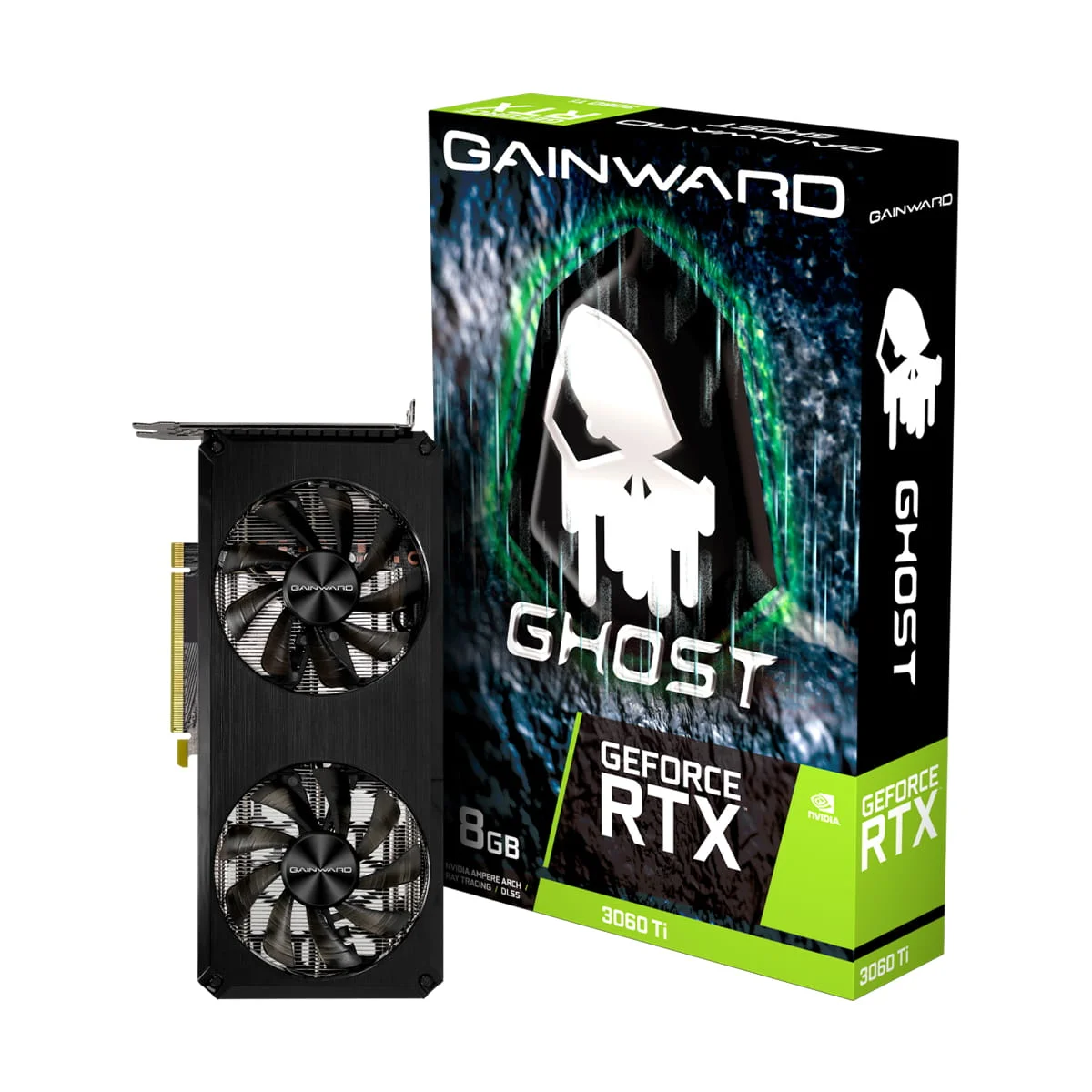 کارت گرافیک Gainward RTX 3060 Ti Ghost با جعبه