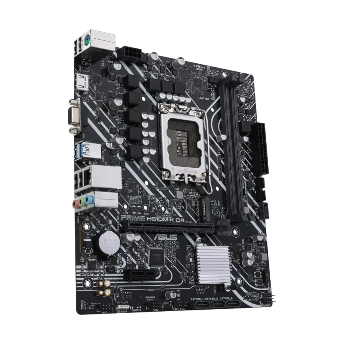 تعادا اسلات رم ماربرد ایسوس h610m k d4