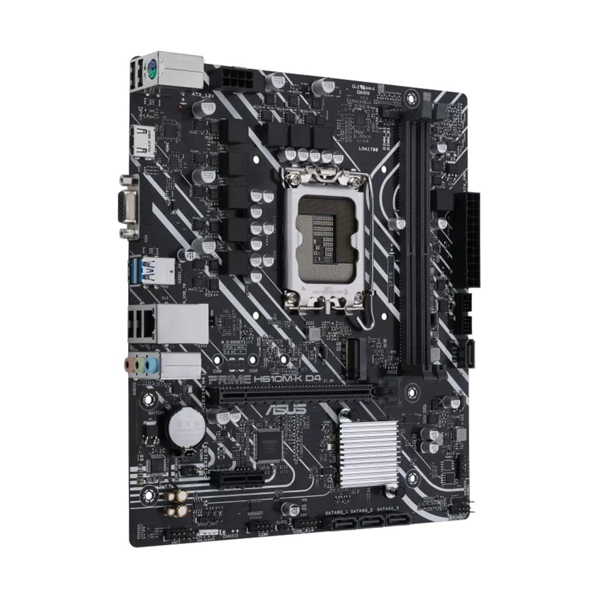تعداد اسلات pcie مادربرد ایسوس h610m k d4