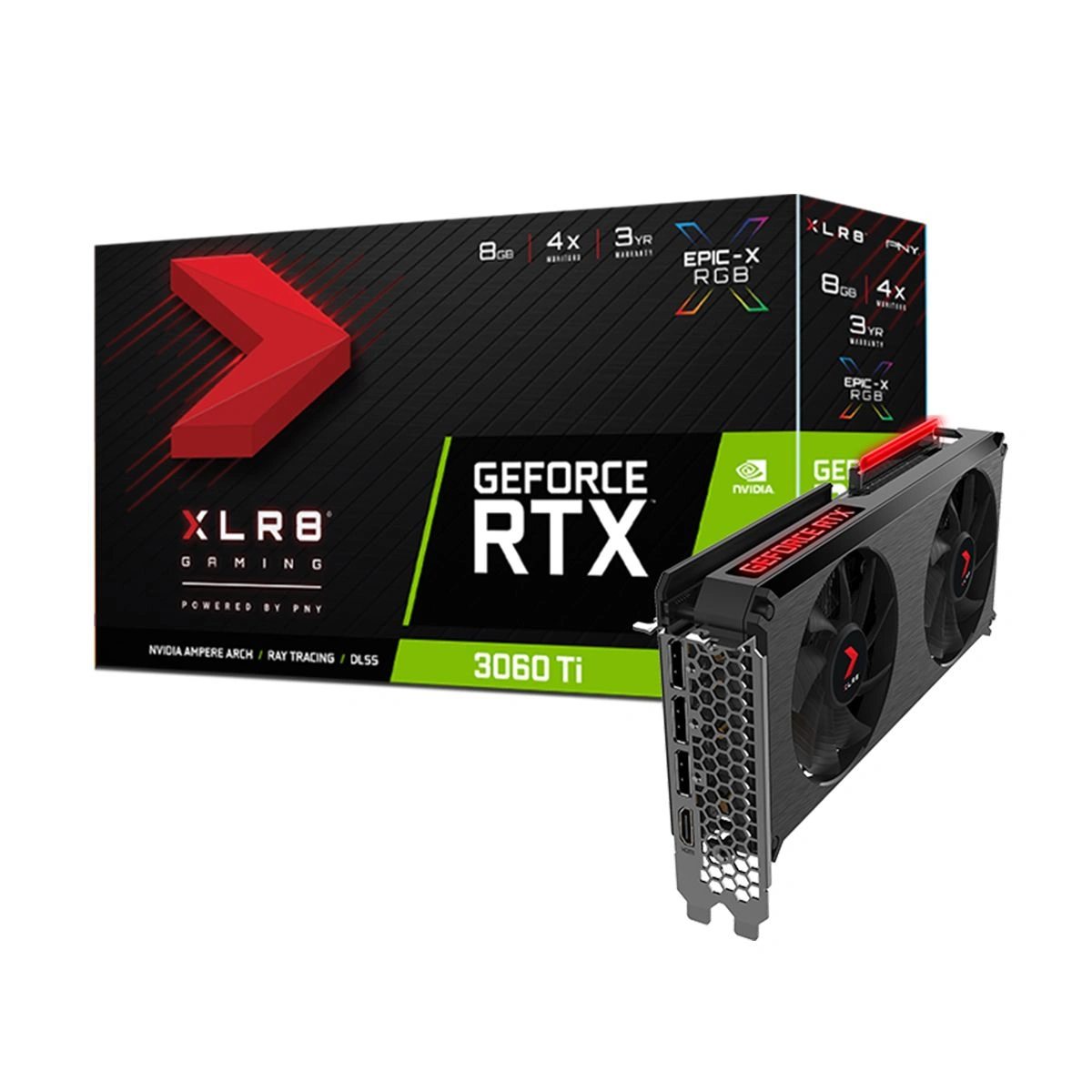 کارت گرافیک PNY RTX 3060 Ti 8GB XLR8 Gaming