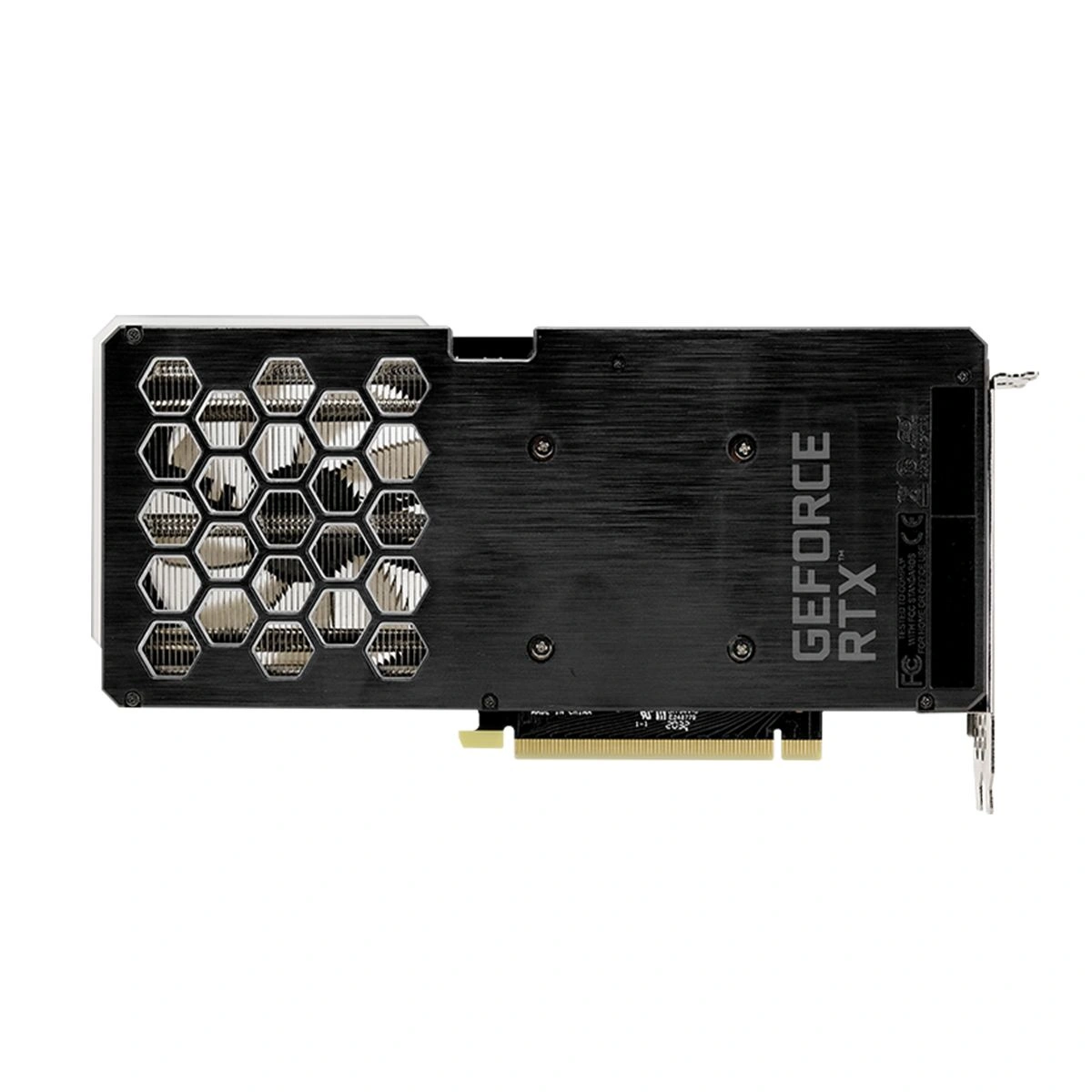 نمای پشت PNY RTX 3060 Ti 8GB